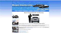 Desktop Screenshot of bergencountylimo.com