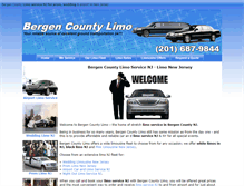 Tablet Screenshot of bergencountylimo.com